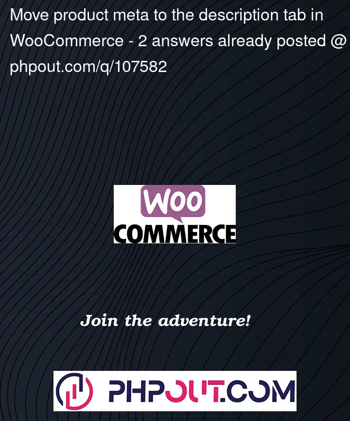 Question 107582 in Woocommerce