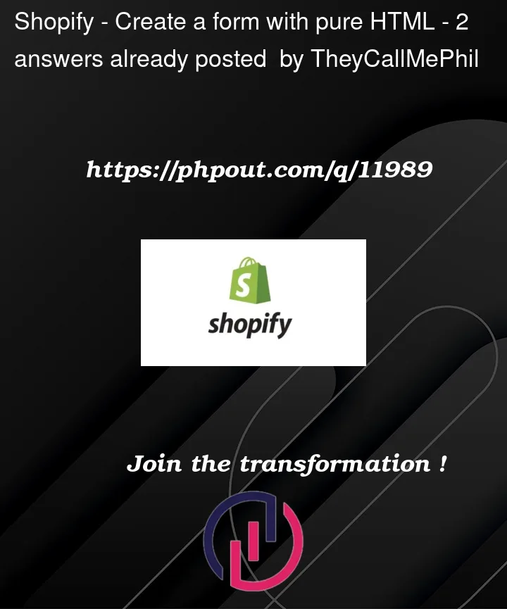 Question 11989 in Shopify