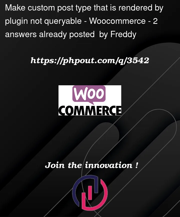 Question 3542 in Woocommerce