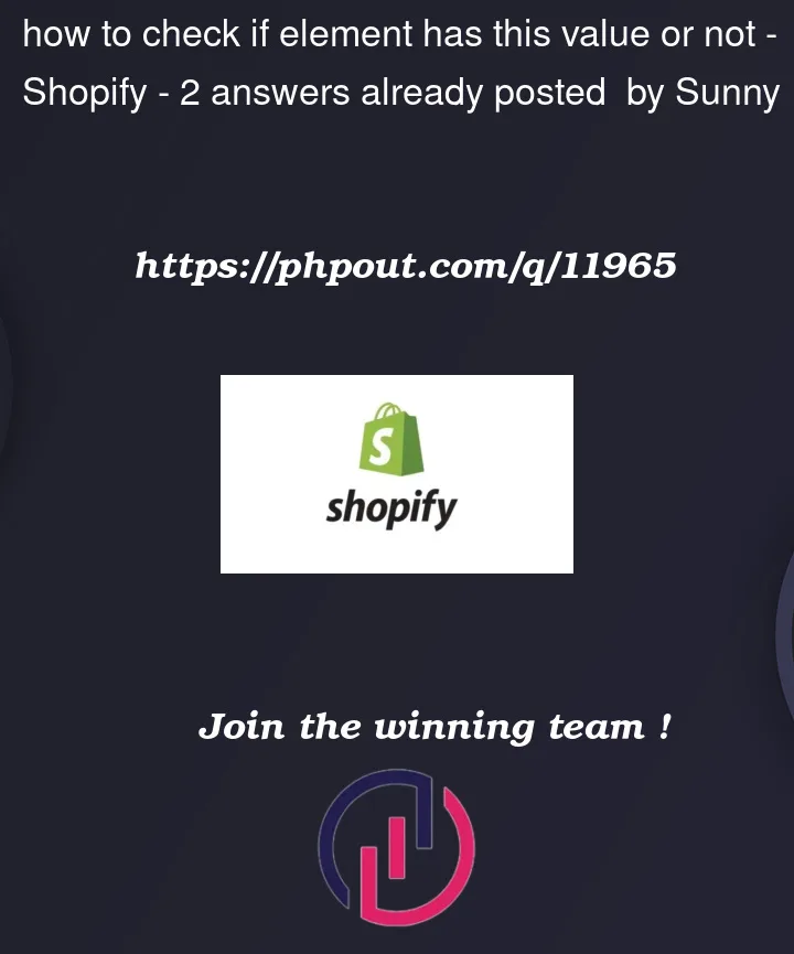 Question 11965 in Shopify