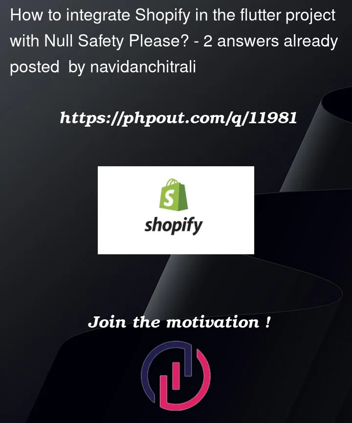 Question 11981 in Shopify