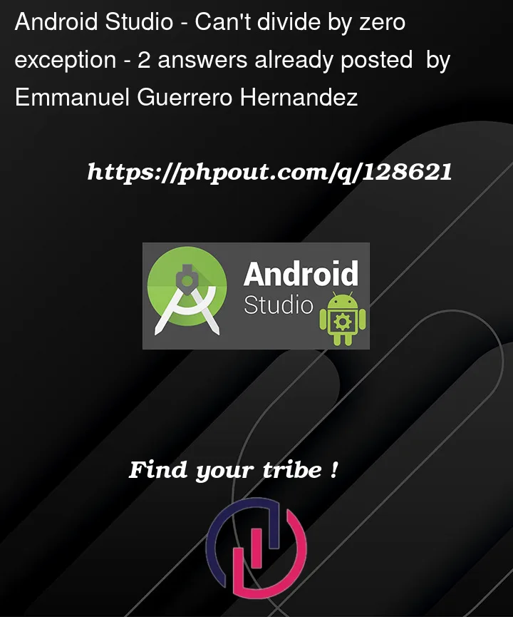 Question 128621 in Android Studio
