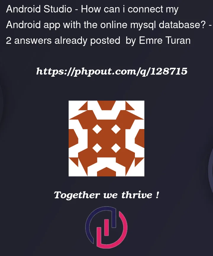 Question 128715 in Android Studio