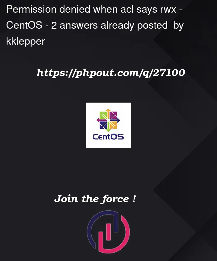 Question 27100 in CentOS