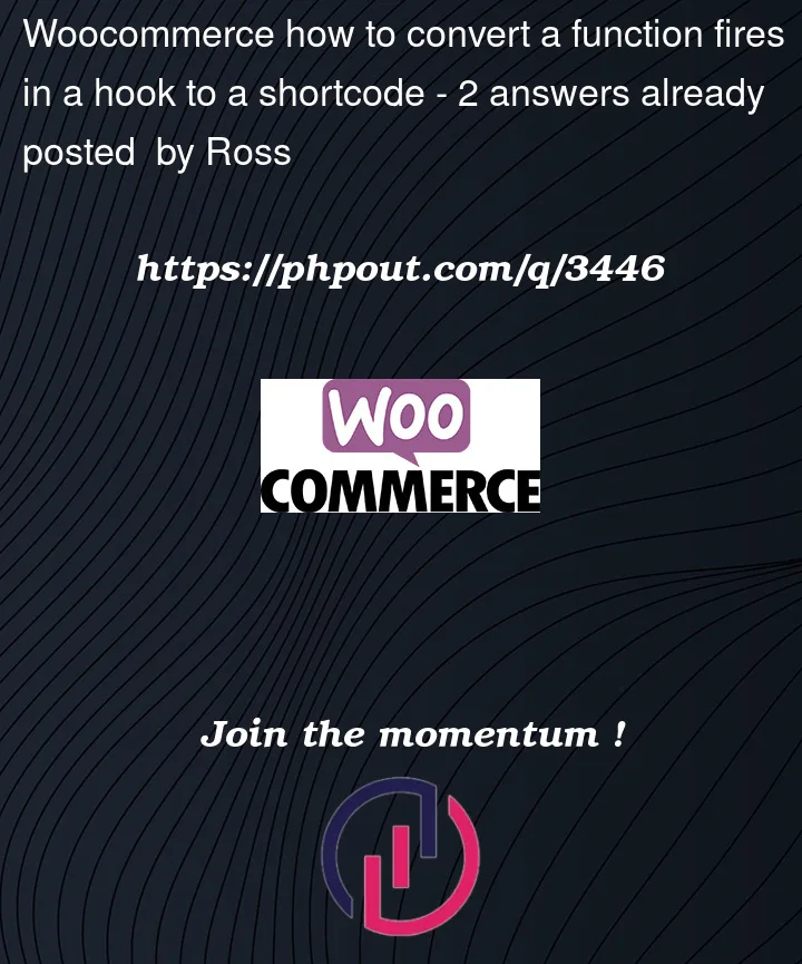 Question 3446 in Woocommerce