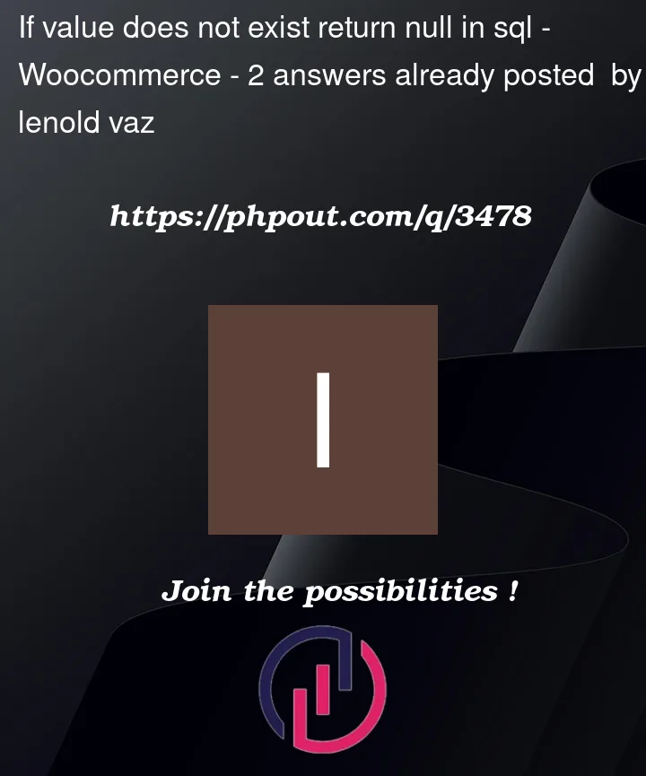 Question 3478 in Woocommerce