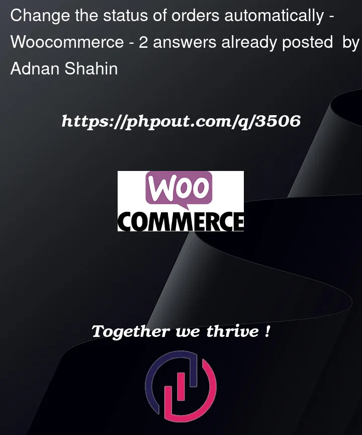 Question 3506 in Woocommerce