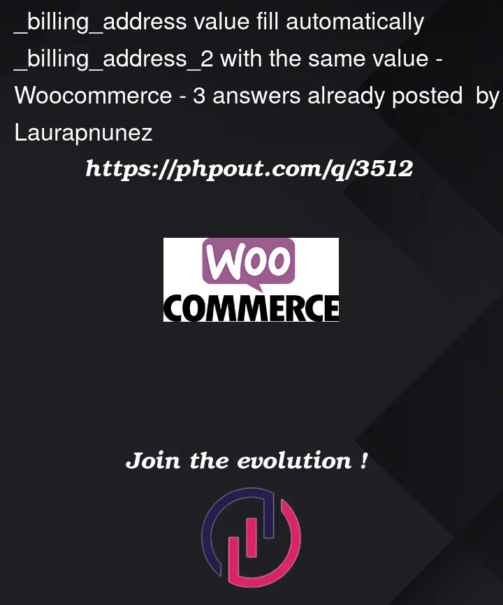 Question 3512 in Woocommerce