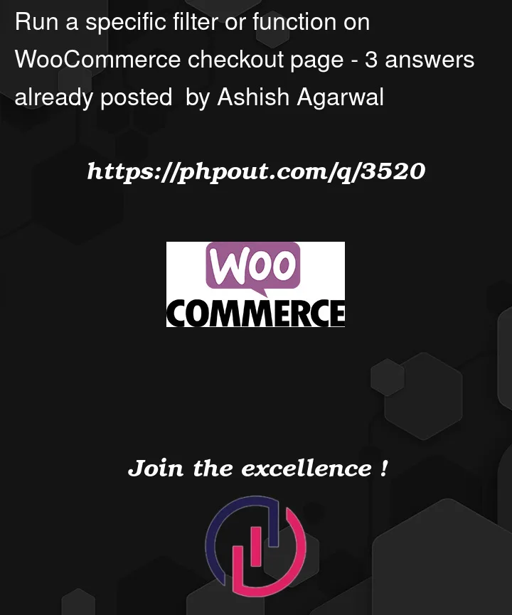 Question 3520 in Woocommerce