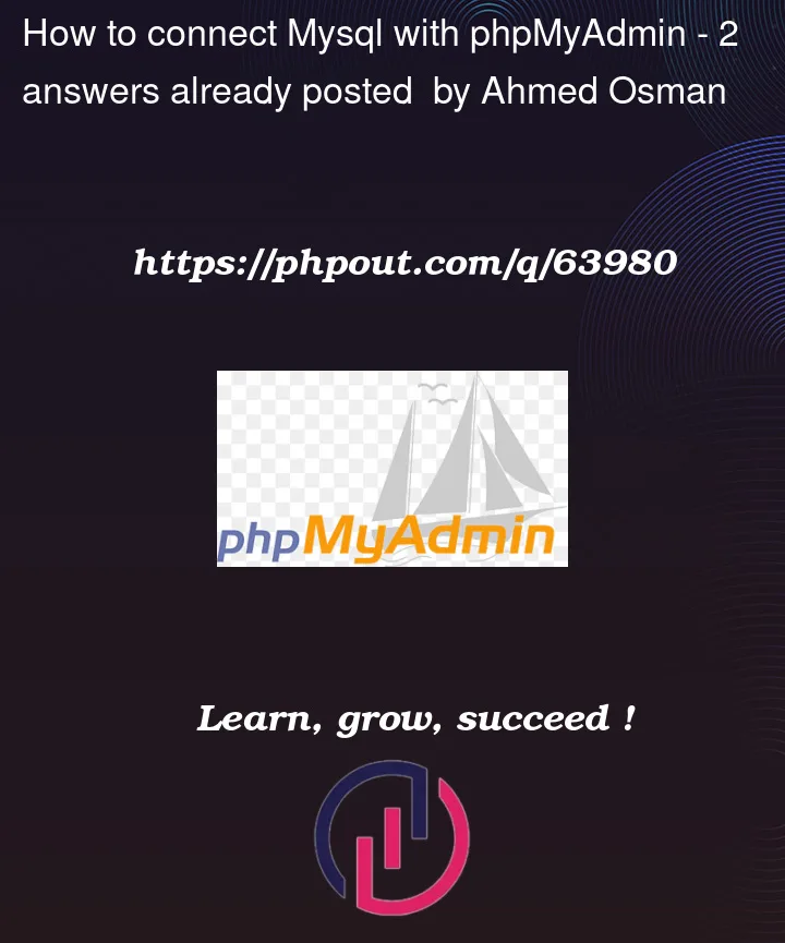 Question 63980 in PhpMyAdmin