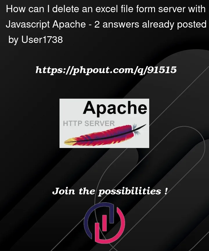 Question 91515 in Apache