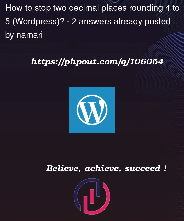 Question 106054 in Wordpress