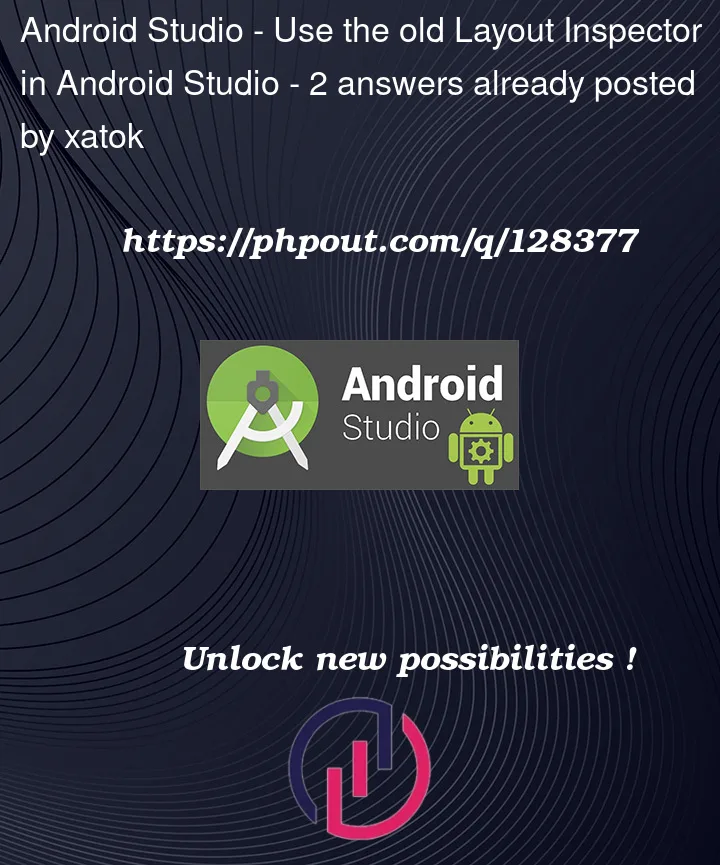 Question 128377 in Android Studio