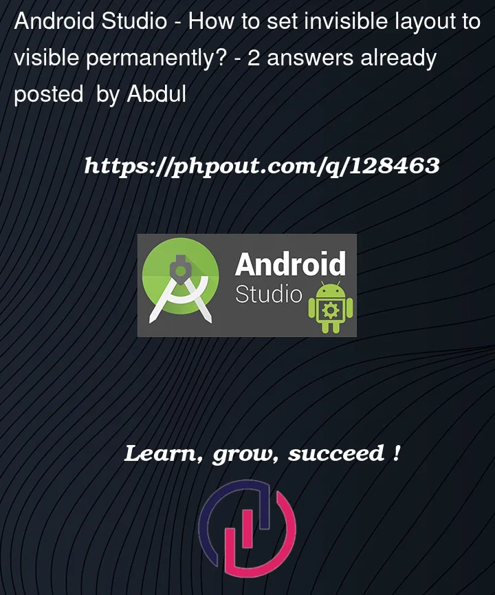 Question 128463 in Android Studio