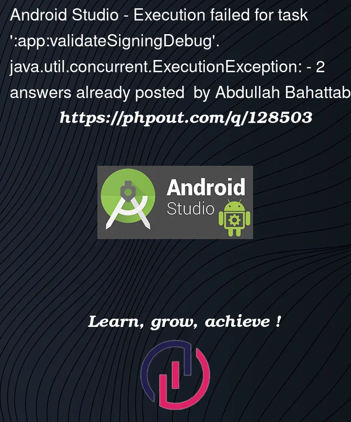 Question 128503 in Android Studio