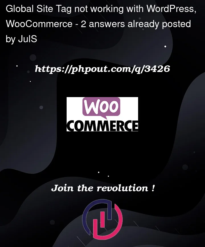 Question 3426 in Woocommerce