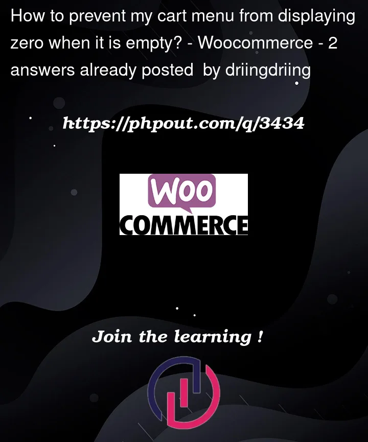 Question 3434 in Woocommerce