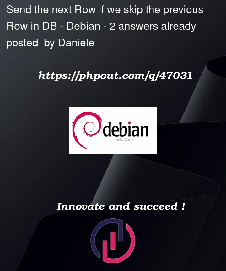 Question 47031 in Debian