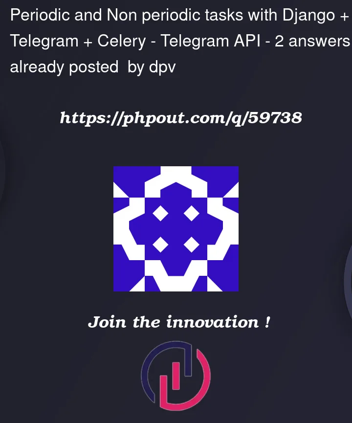 Question 59738 in Telegram API