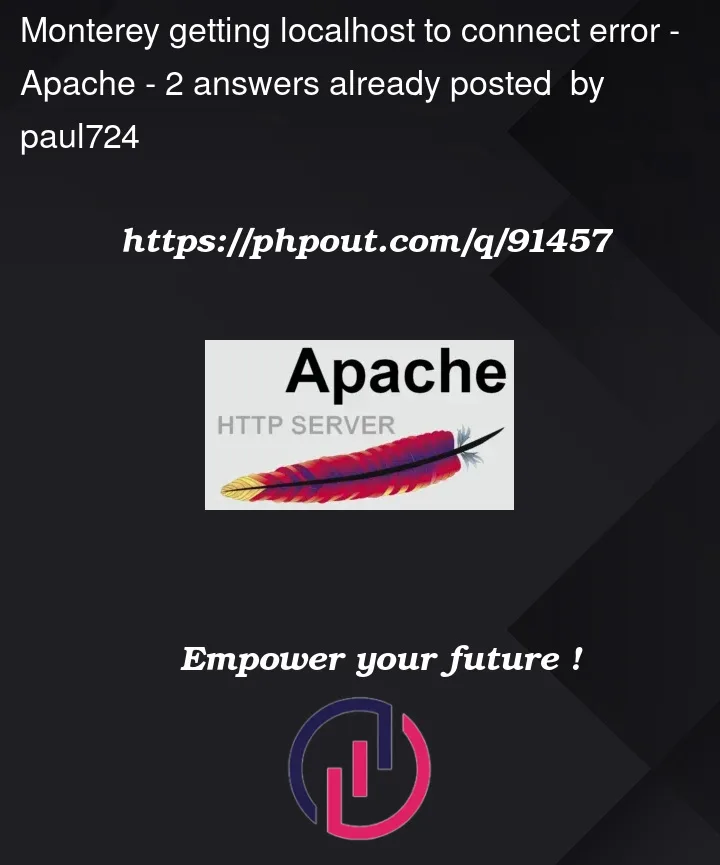 Question 91457 in Apache