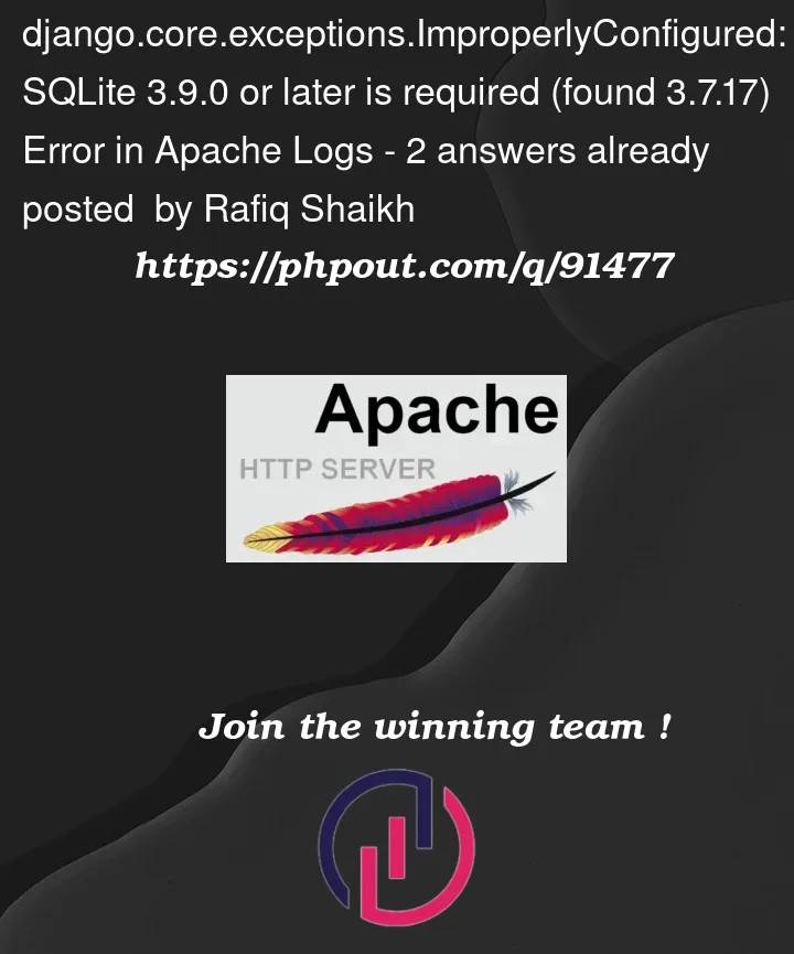 Question 91477 in Apache