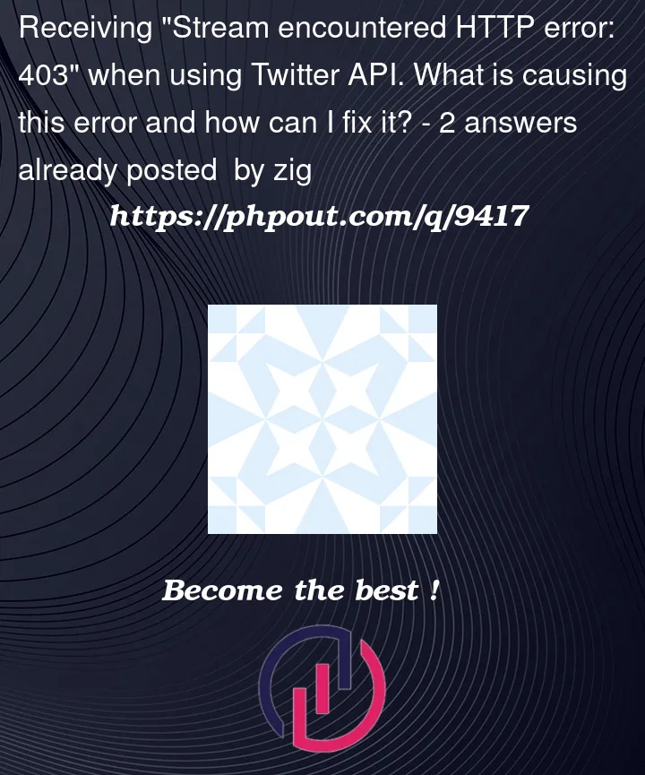 Question 9417 in Twitter API