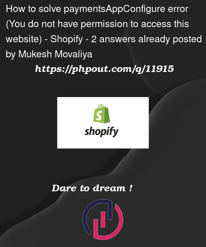 Question 11915 in Shopify