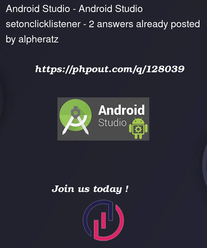 Question 128039 in Android Studio