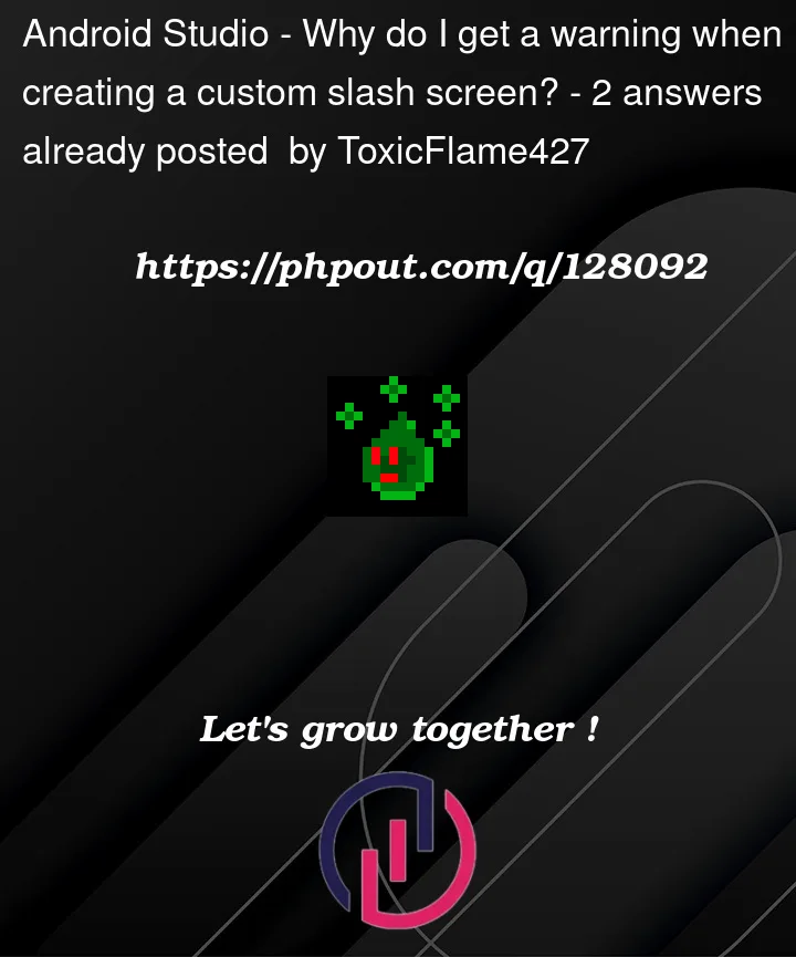 Question 128092 in Android Studio