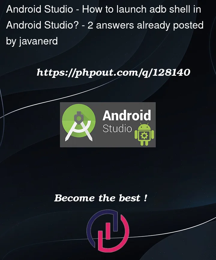 Question 128140 in Android Studio