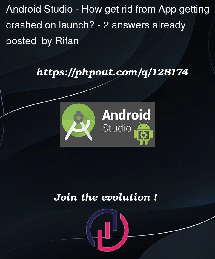 Question 128174 in Android Studio