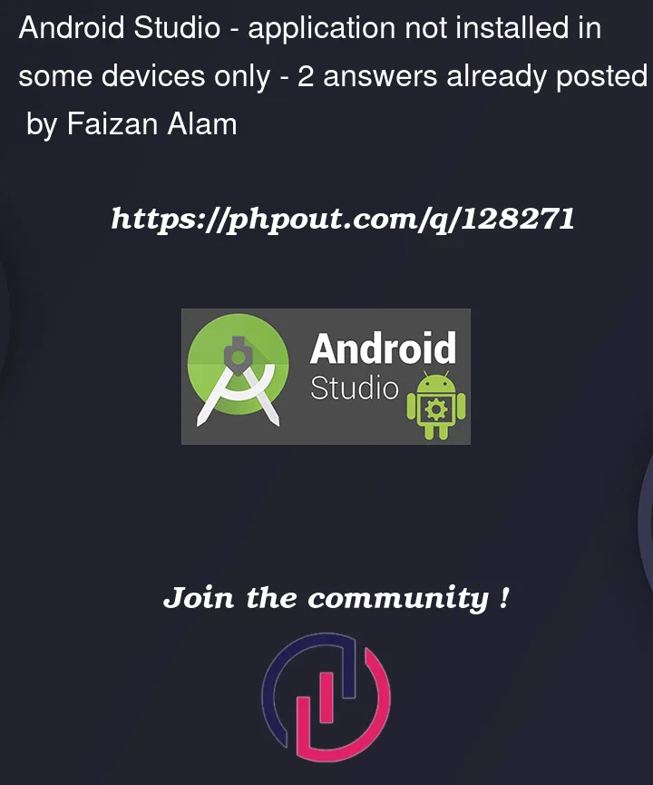 Question 128271 in Android Studio