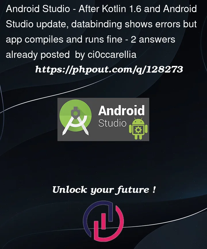 Question 128273 in Android Studio