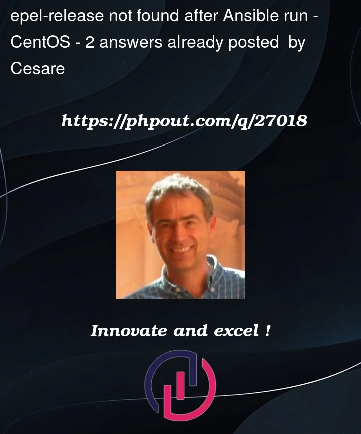 Question 27018 in CentOS