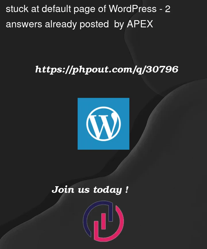 Question 30796 in Wordpress