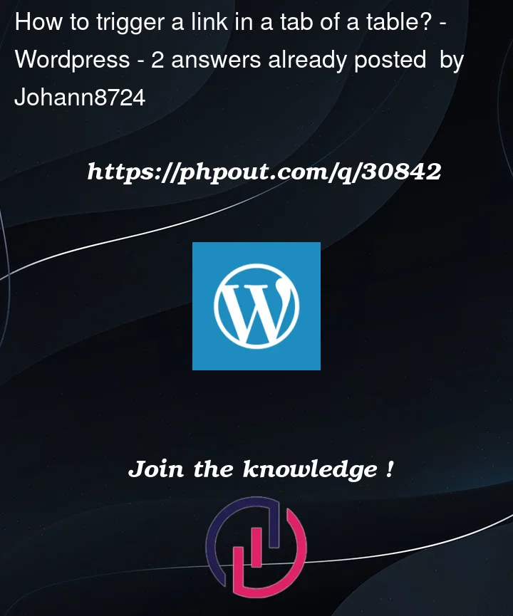 Question 30842 in Wordpress