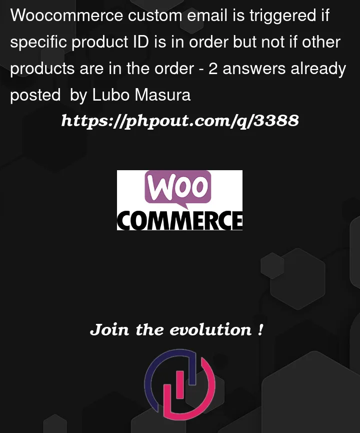 Question 3388 in Woocommerce