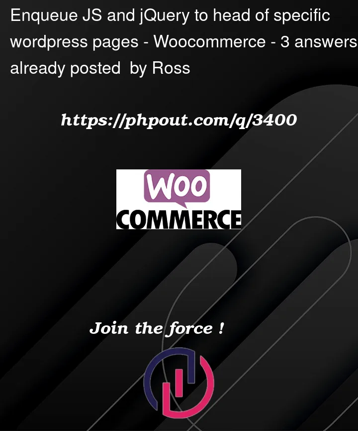 Question 3400 in Woocommerce