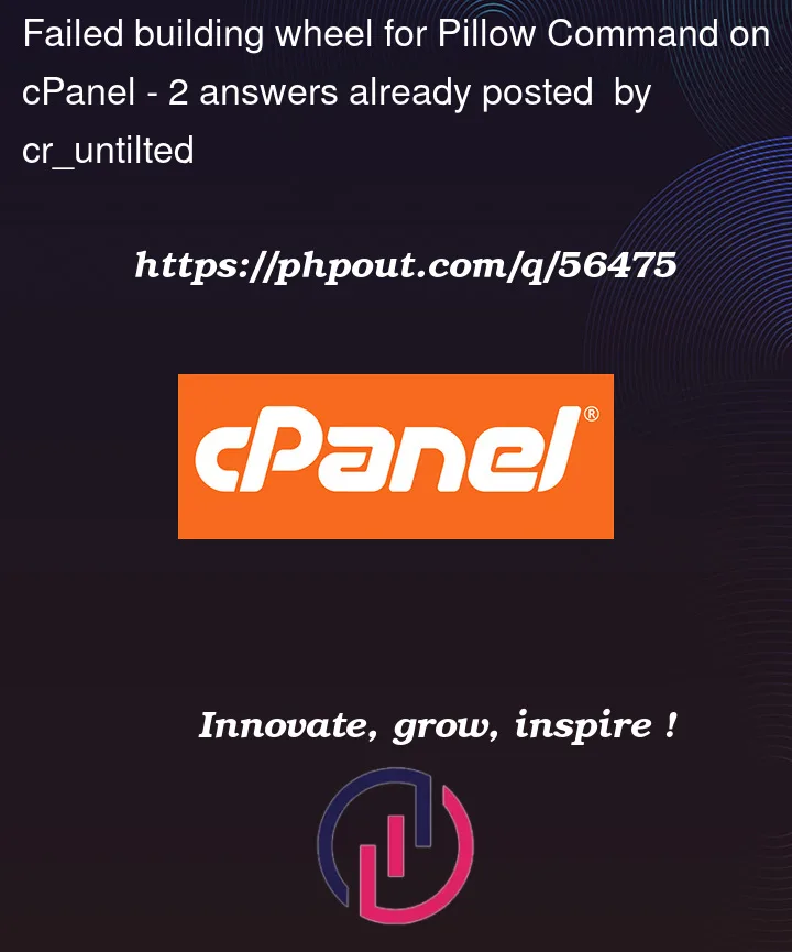 Question 56475 in cPanel