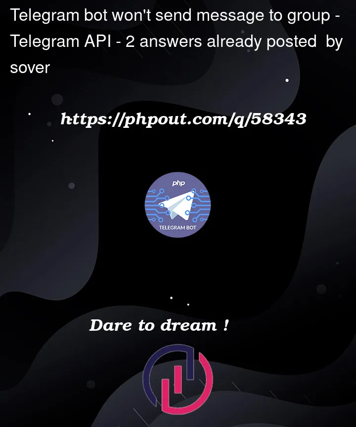 Question 58343 in Telegram API