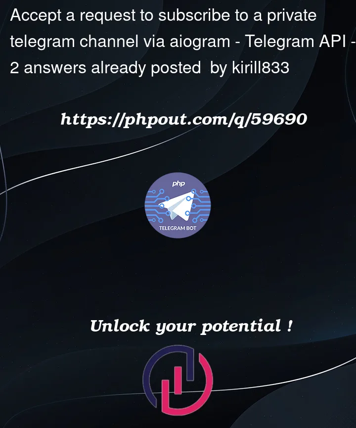 Question 59690 in Telegram API