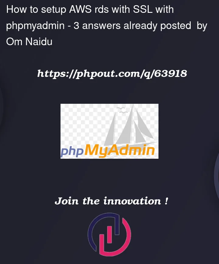 Question 63918 in PhpMyAdmin