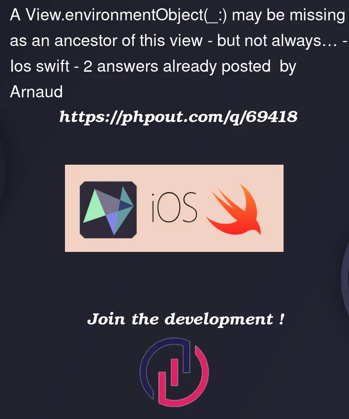 Question 69418 in IOS Swift