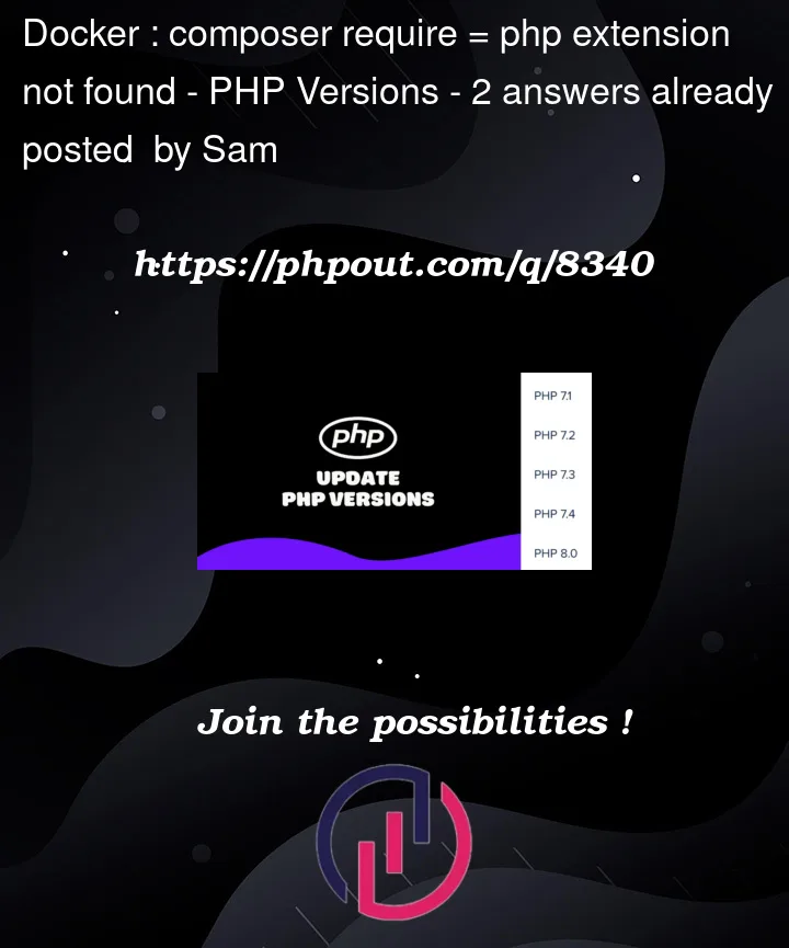 Question 8340 in PHP Versions