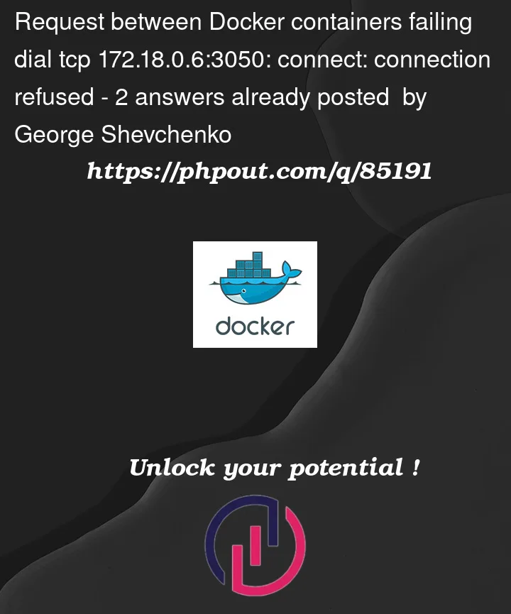 Question 85191 in Docker