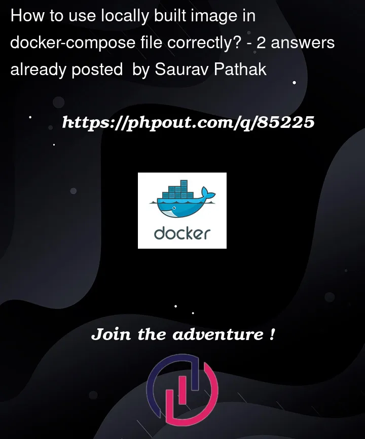 Question 85225 in Docker