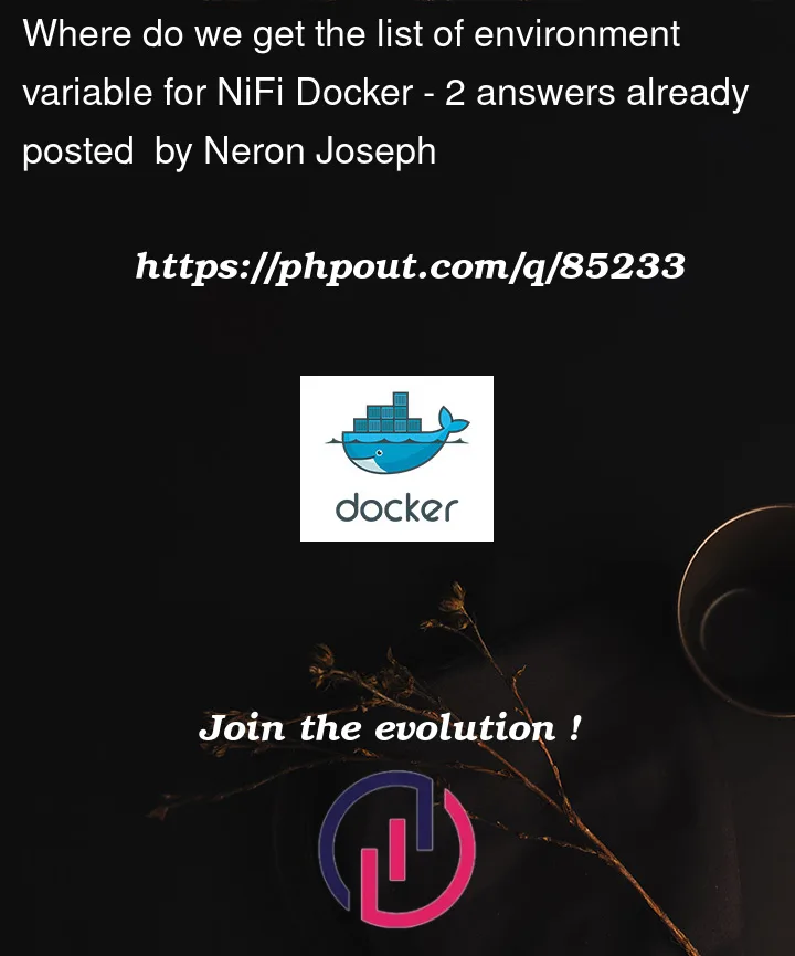 Question 85233 in Docker