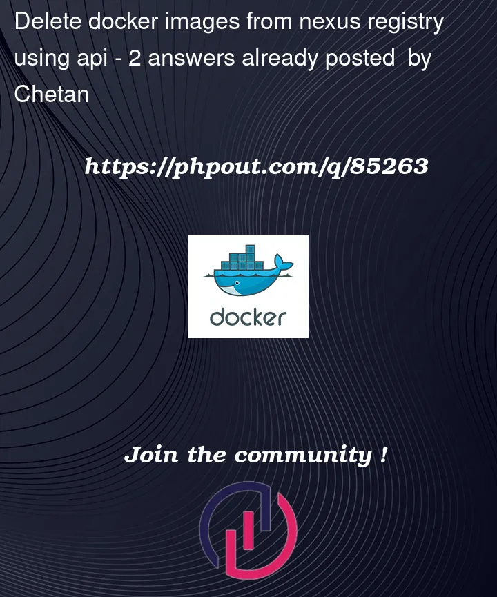 Question 85263 in Docker