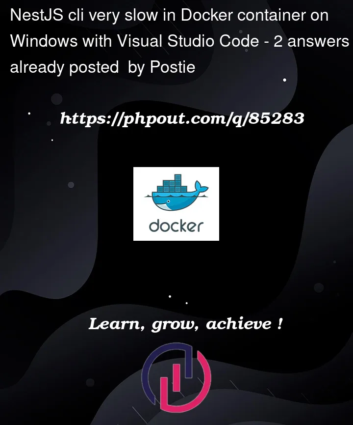 Question 85283 in Docker