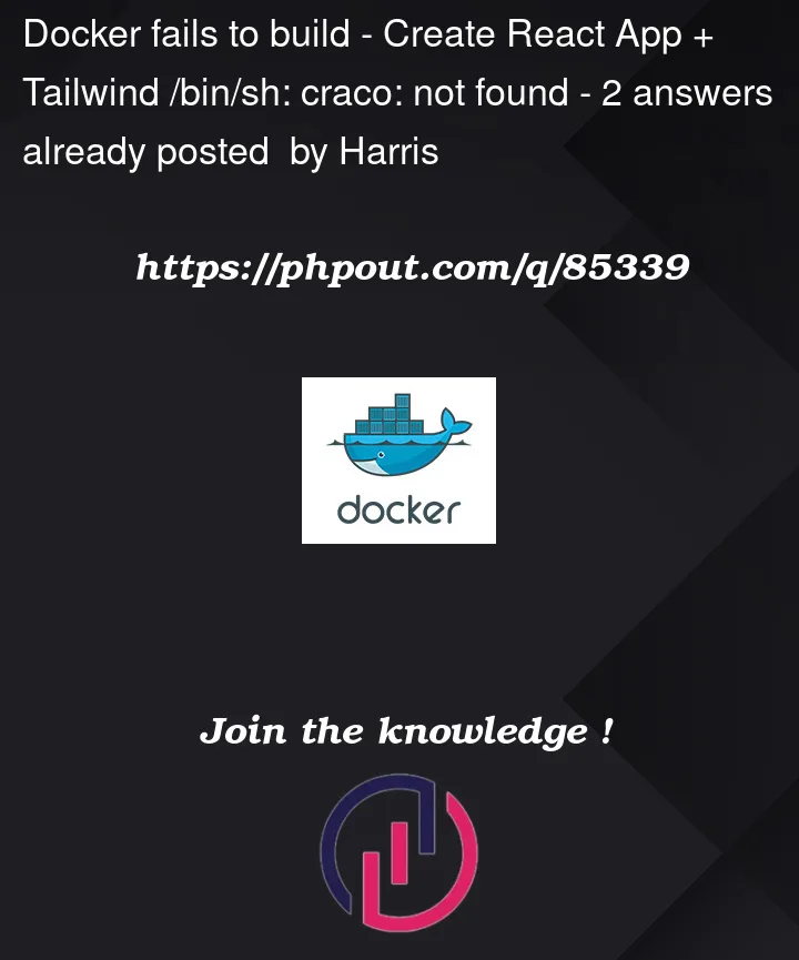 Question 85339 in Docker